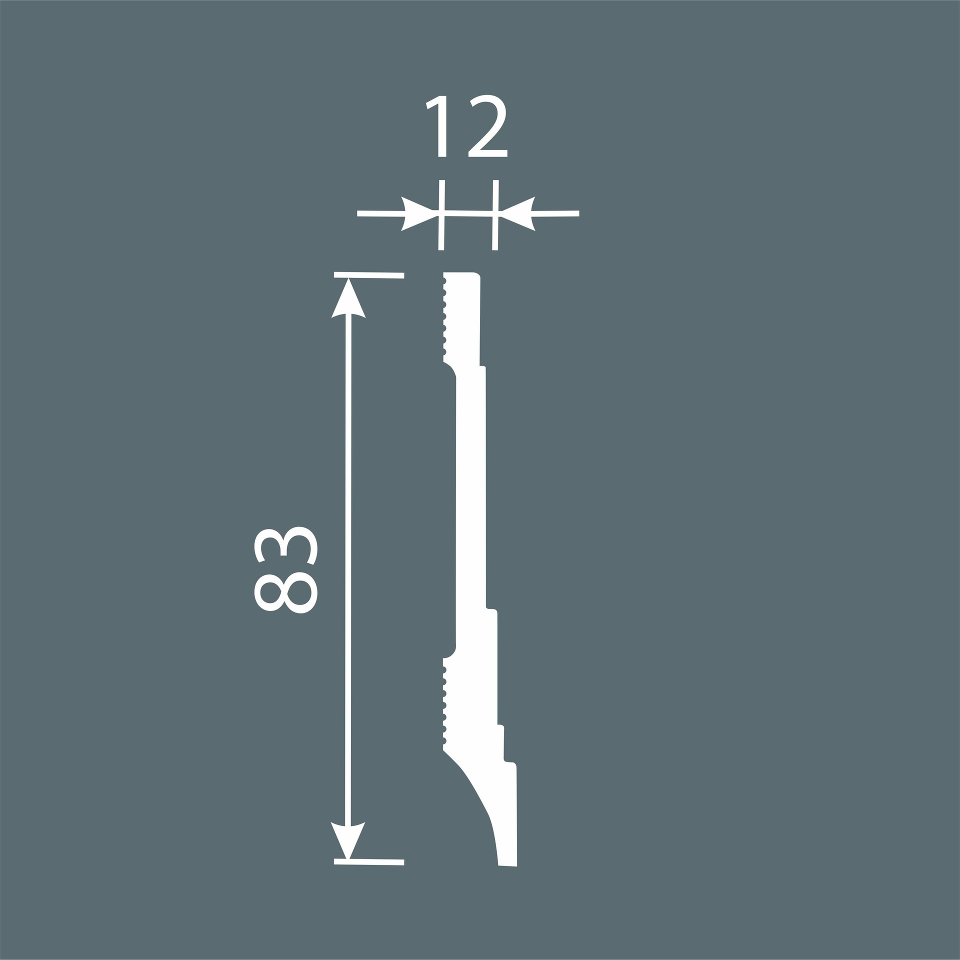 Плинтусы Cosca Décor арт PX042 фото 2