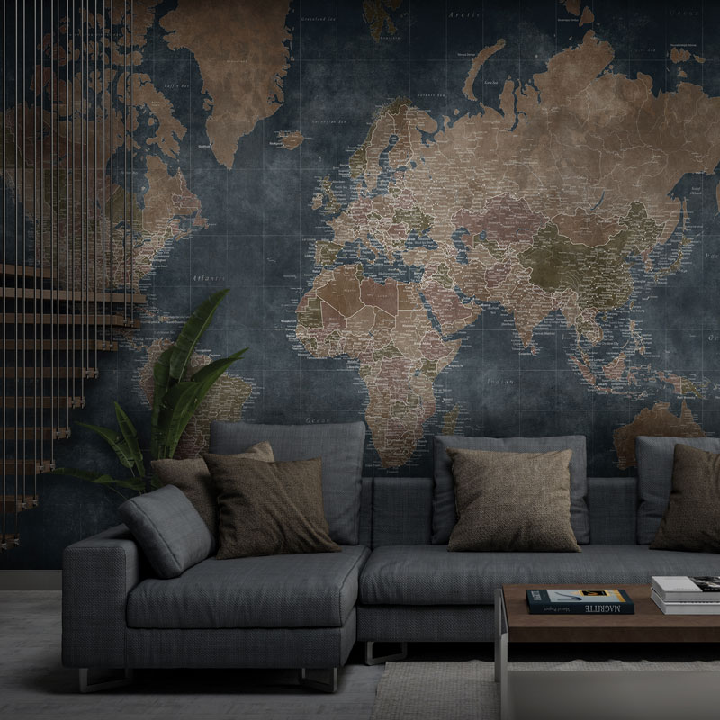 Фотообои Factura арт World map-6 фото 3