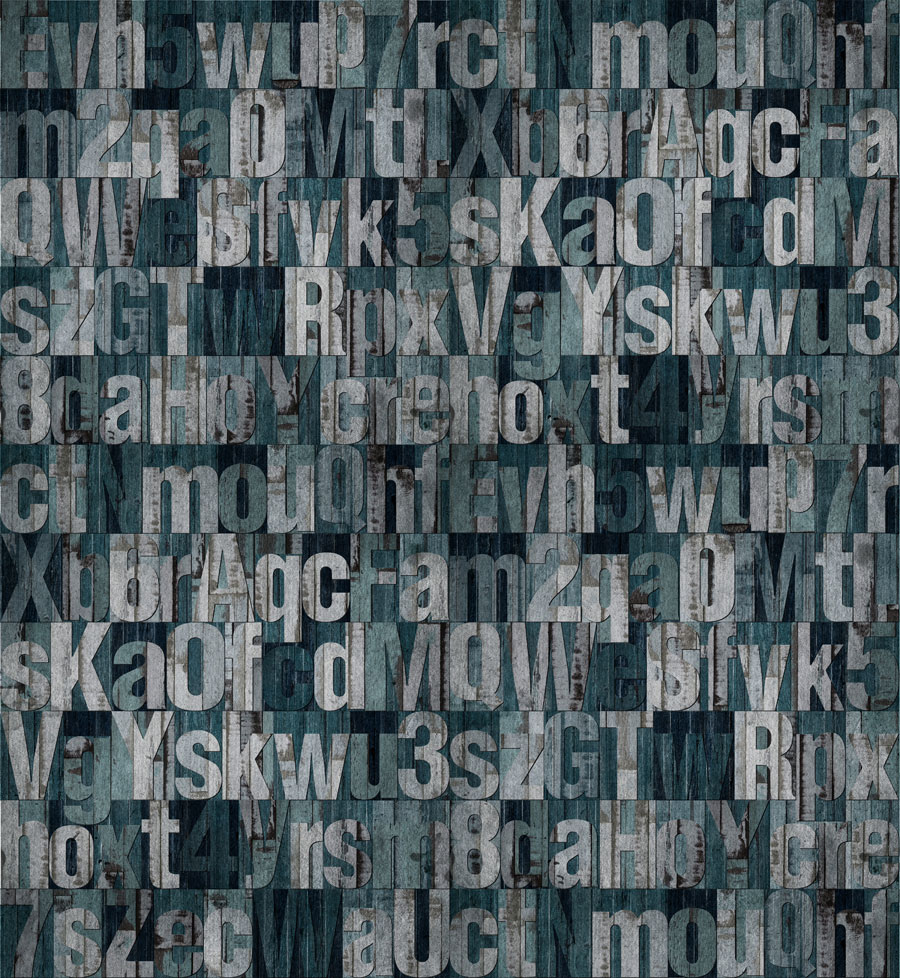 Фотообои Factura арт Wood Alphabet-4 фото 1