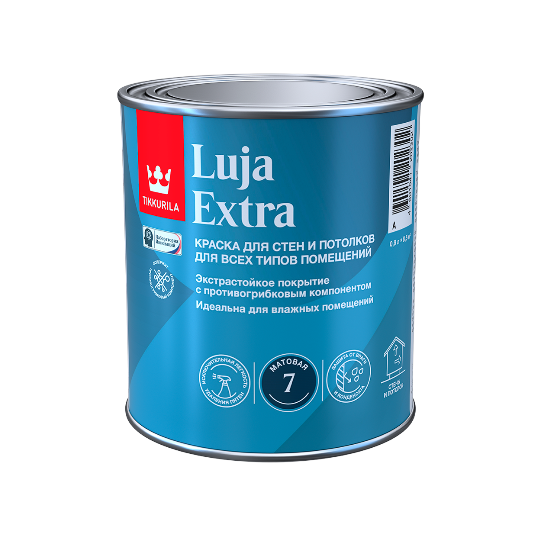 Интерьерная краска Tikkurila арт LUJA EXTRA 7 A 0.9 фото 1