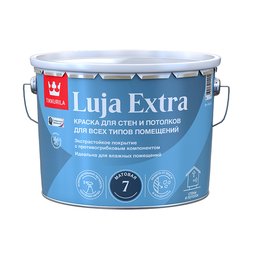 Интерьерная краска Tikkurila арт LUJA EXTRA 7 A 9 фото 1