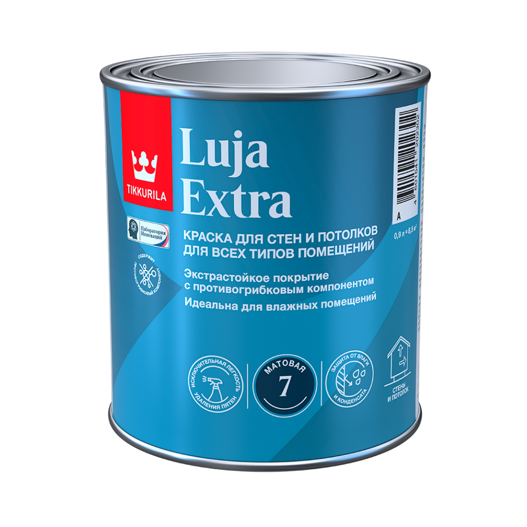 Интерьерная краска Tikkurila арт LUJA EXTRA 7 C 0.9 фото 1