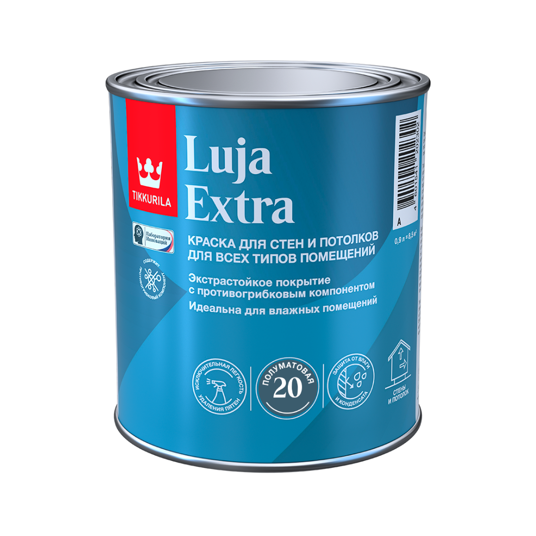 Интерьерная краска Tikkurila арт LUJA EXTRA 20 A 0.9 фото 1