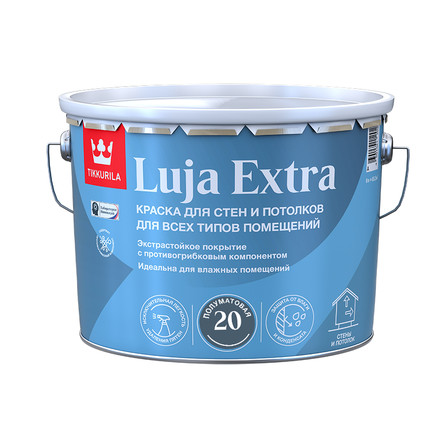 Интерьерная краска Tikkurila арт LUJA EXTRA 20 A 9 фото 1