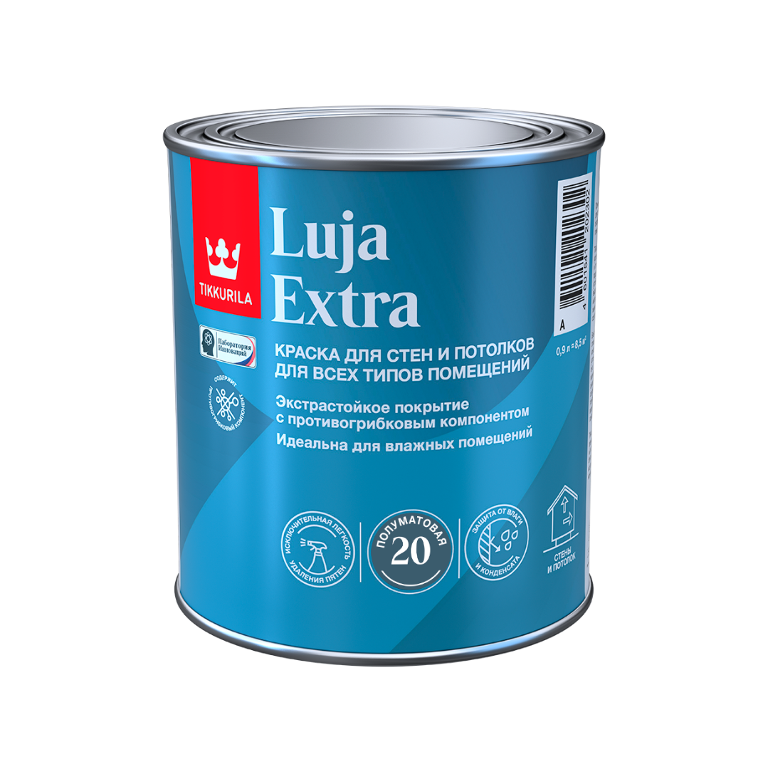 Интерьерная краска Tikkurila арт LUJA EXTRA 20 C 0.9 фото 1