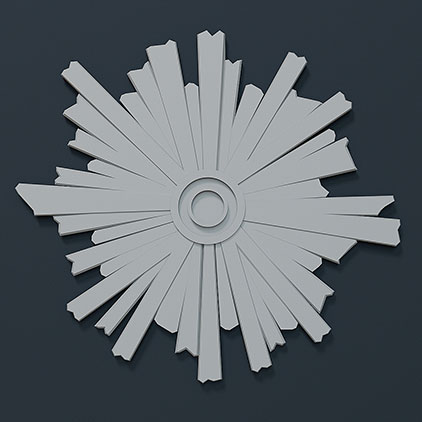 Розетки, кессоны, купола Европласт арт 1.56.803 фото 2