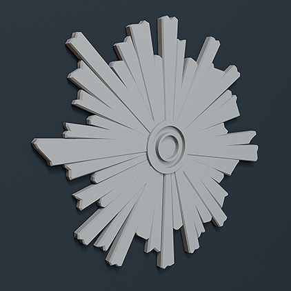 Розетки, кессоны, купола Европласт арт 1.56.804 фото 3