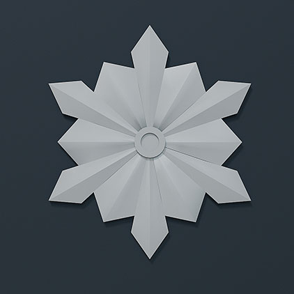 Розетки, кессоны, купола Европласт арт 1.56.806 фото 2