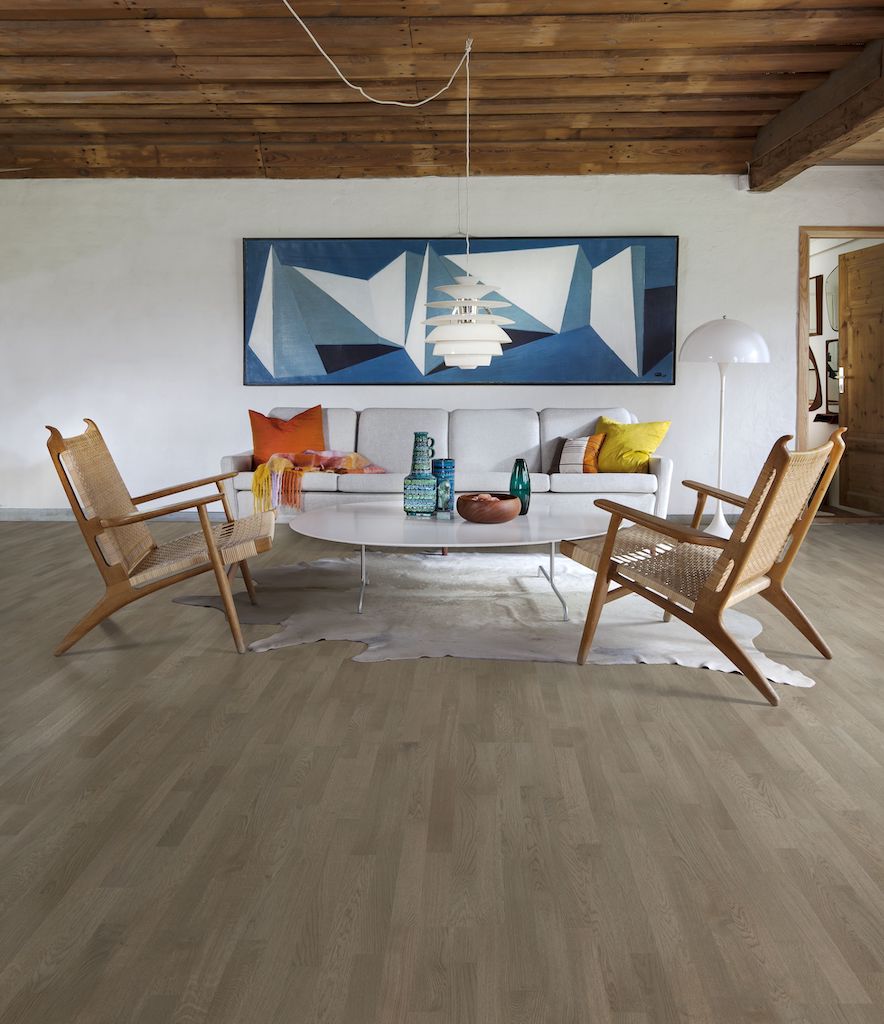 Паркетная доска Karelia арт Oak Soft Grey Matt фото 2