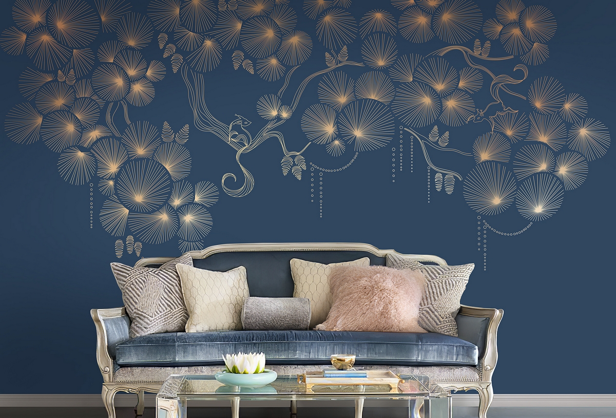 Панно Affresco арт L512-Col24-Gold фото 1