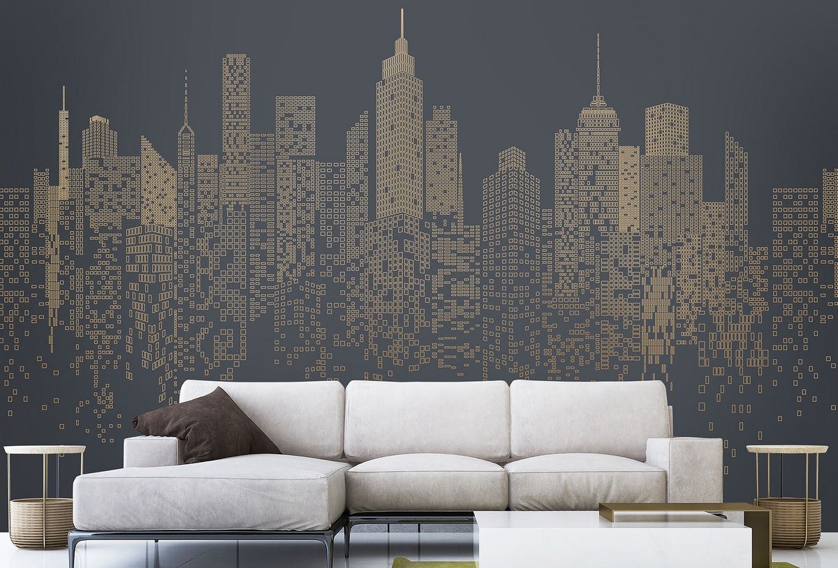 Панно Affresco арт L560-Col36-Gold фото 1