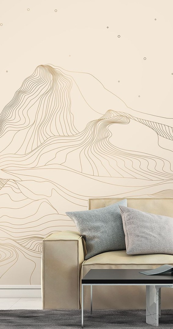 Панно Affresco арт L564-Col2-Gold фото 1