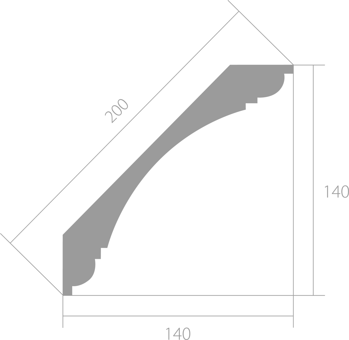 Потолочные карнизы Ultrawood арт CR 0003 i 2.00 фото 3
