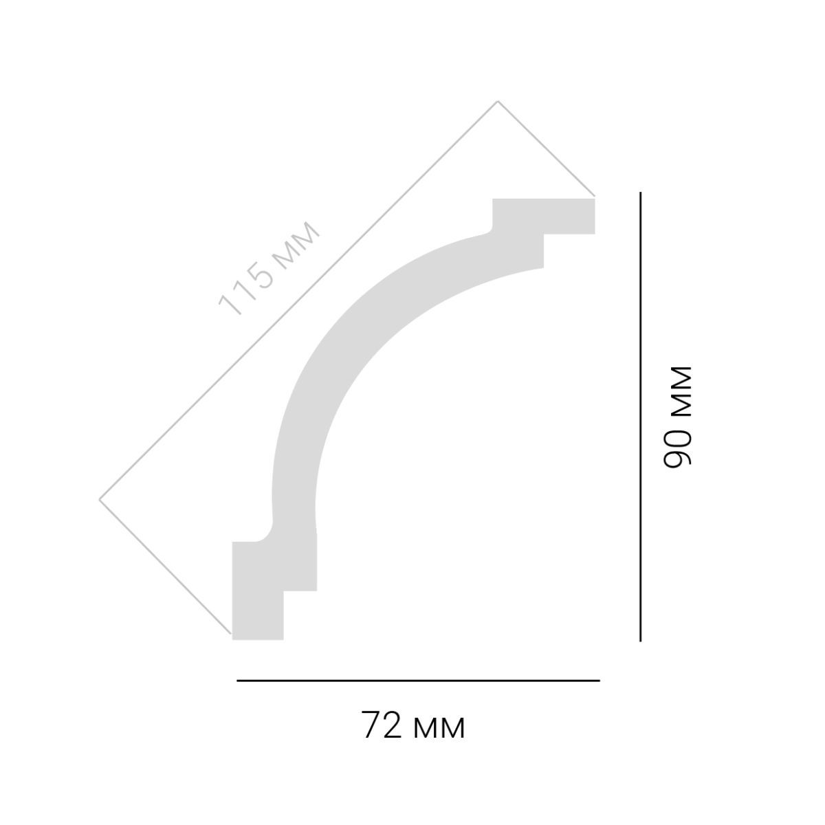 Потолочные карнизы Ultrawood арт CR 2340 i 2.00 фото 3