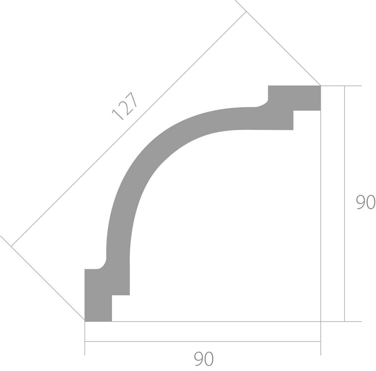 Потолочные карнизы Ultrawood арт CR 2390 i 2.00 фото 2