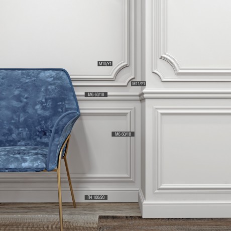 Плинтусы Bello-Deco арт П4 100-20 фото 2