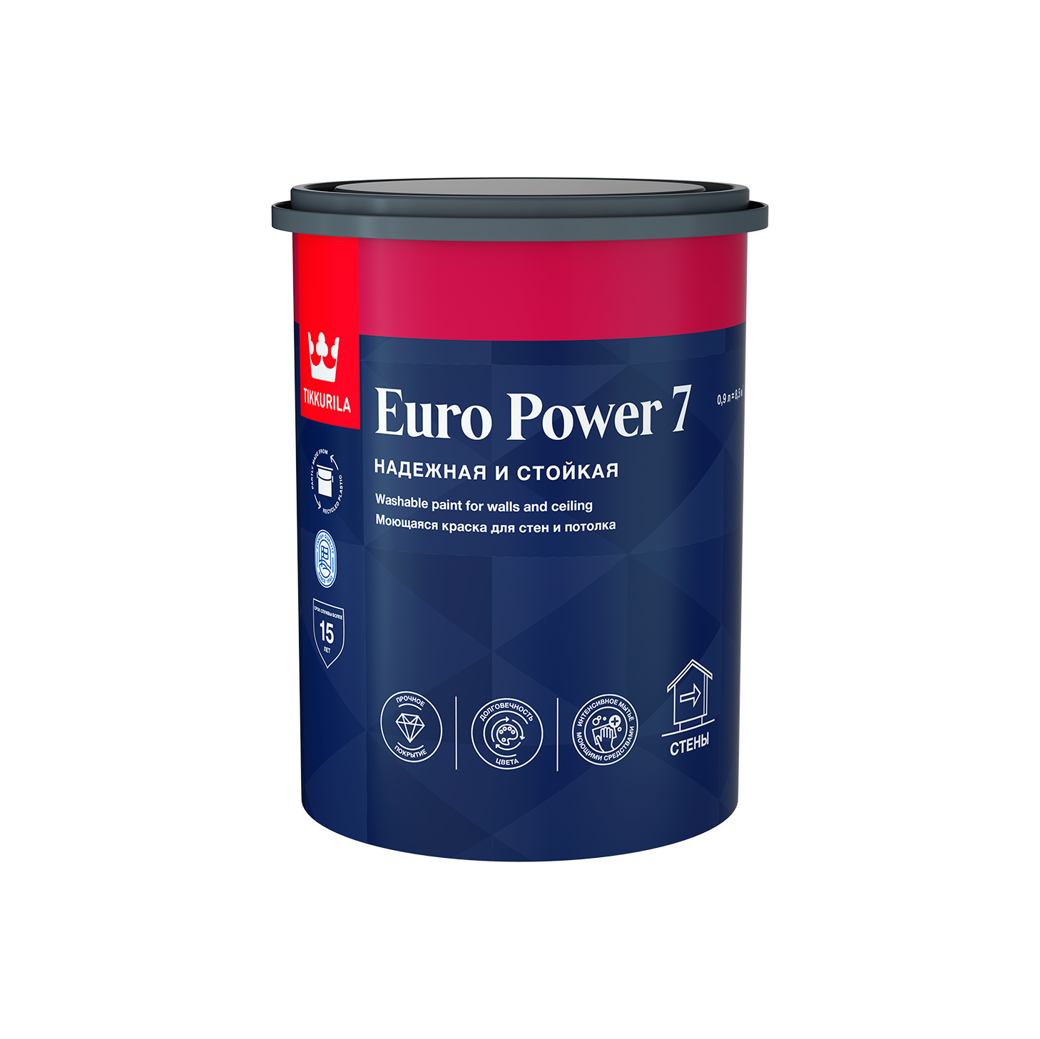 Интерьерная краска Tikkurila арт EURO POWER 7 С 0.9 фото 1