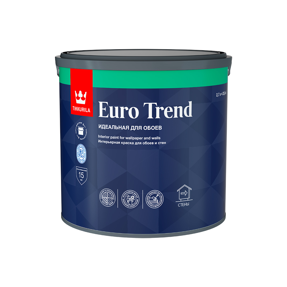 Интерьерная краска Tikkurila арт EURO TREND С 2.7 фото 1