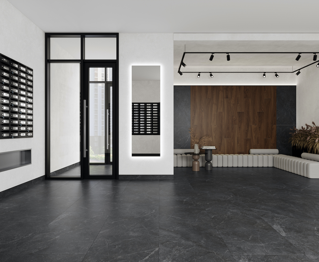 Керамогранит Laparet арт Rocky Black Pro фото 3