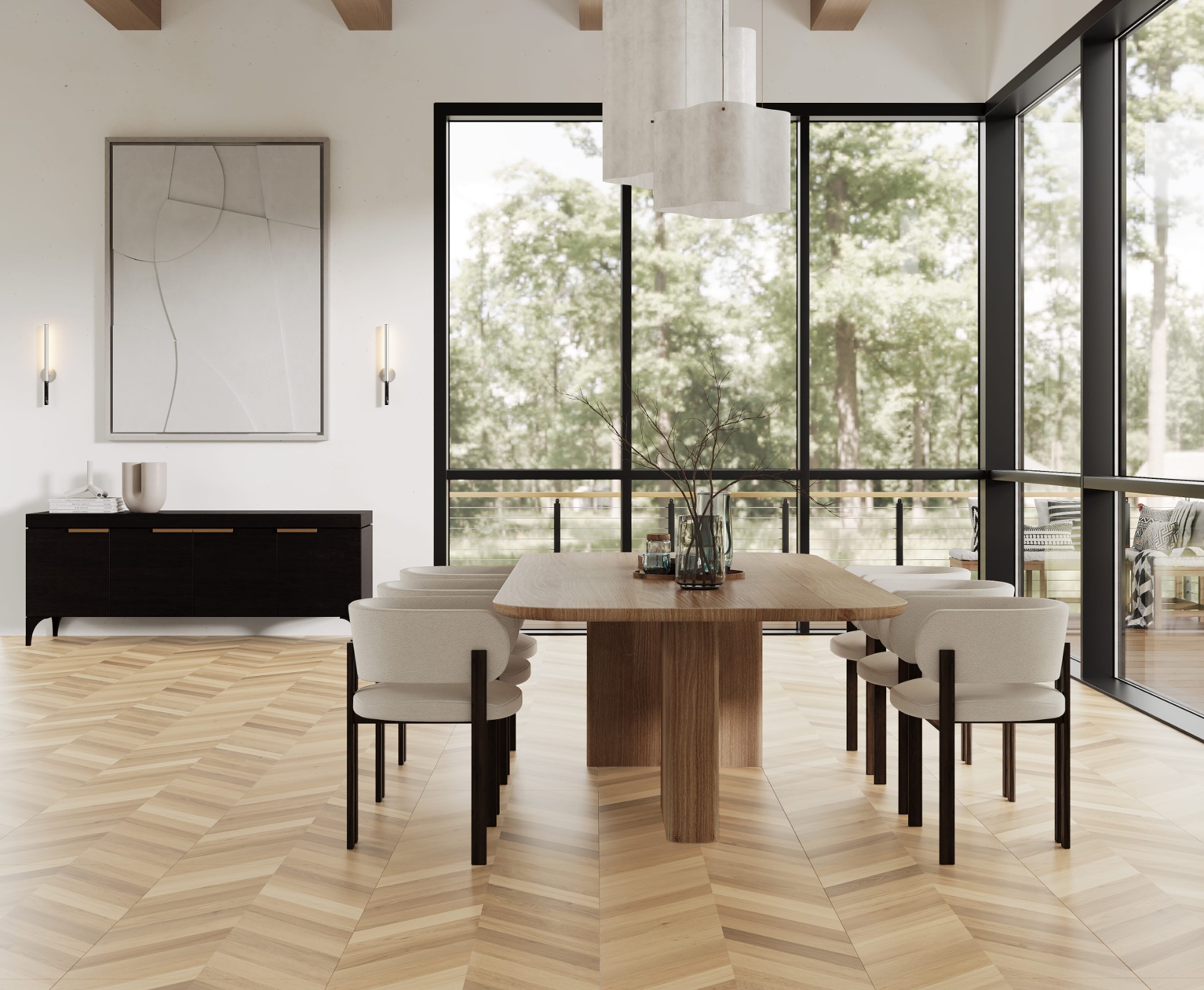 Керамогранит Laparet арт Wood Royal Almond Chevron фото 2