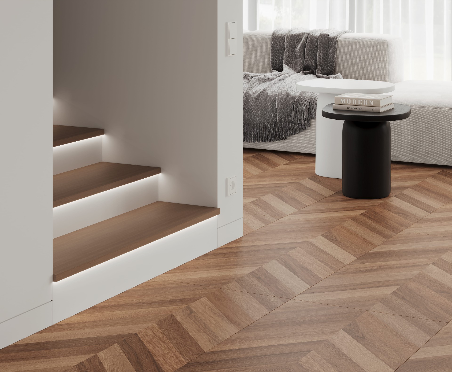 Керамогранит Laparet арт Wood Canarium Chevron фото 3