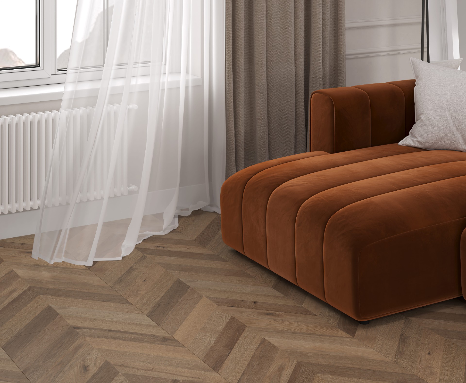 Керамогранит Laparet арт Wood Lux Walnut Chevron фото 3