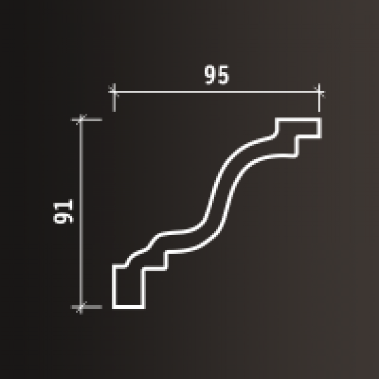 Потолочные карнизы Европласт арт Т.1.50.126 фото 2