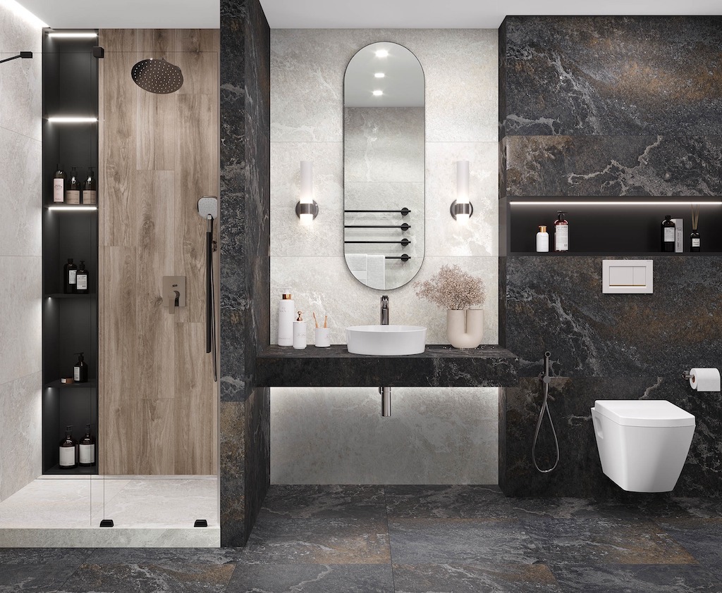 Керамогранит Laparet арт Blaze Nero фото 3