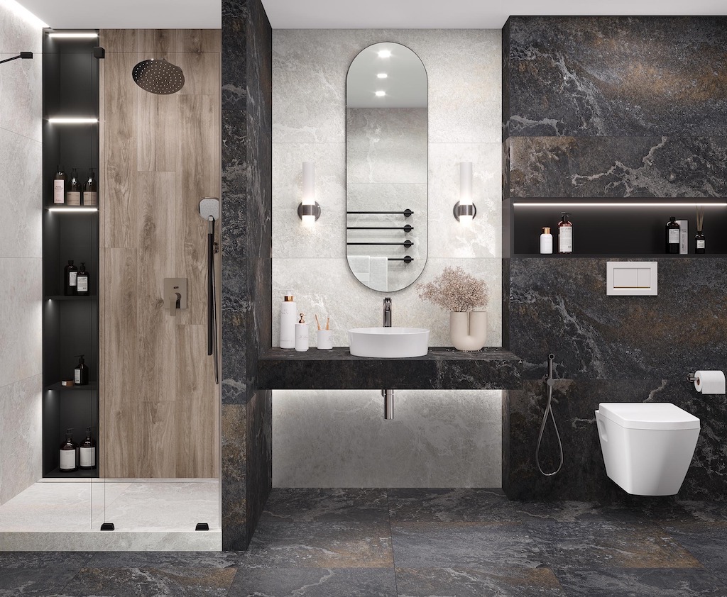 Керамогранит Laparet арт Blaze Nero фото 4