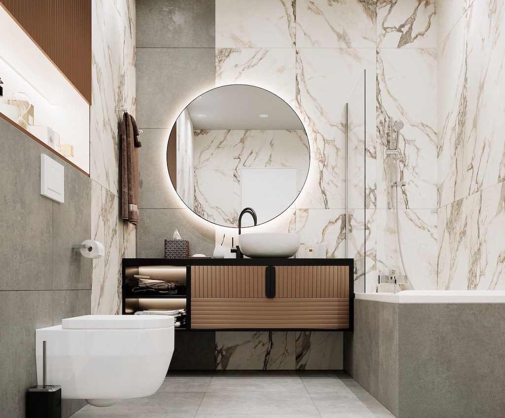 Керамогранит Laparet арт Calacatta Carve фото 4