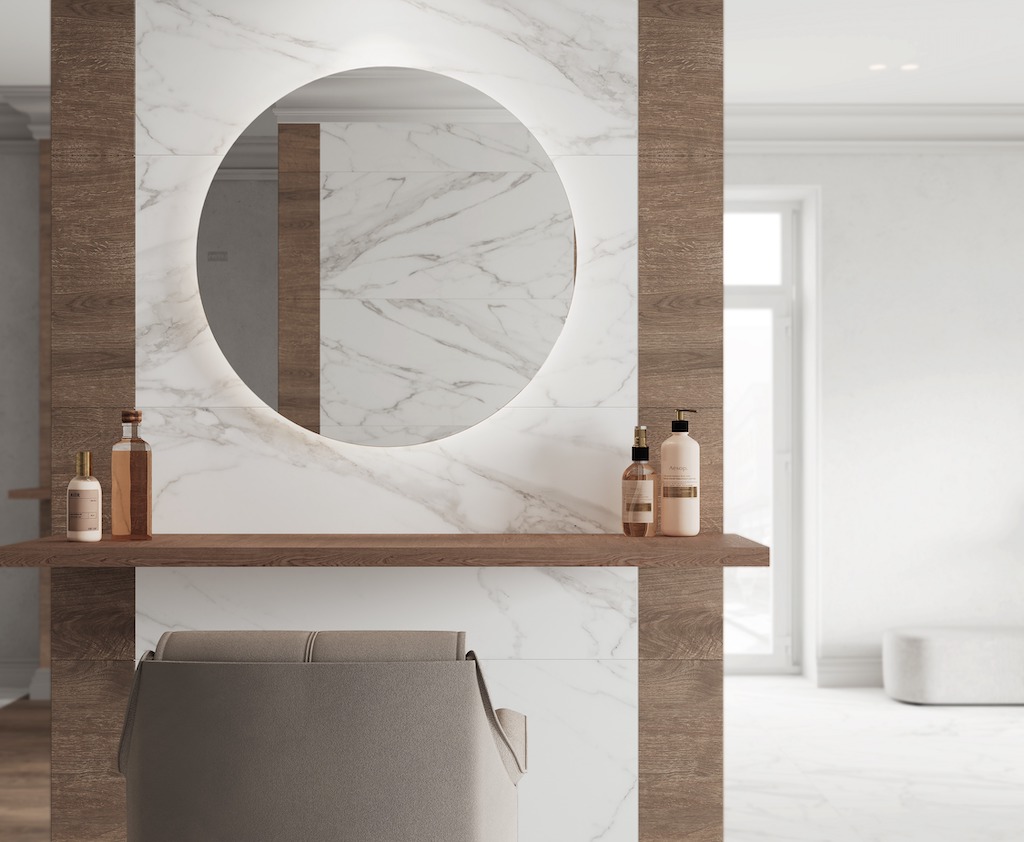 Керамогранит Laparet арт Calacatta Bianco PRO фото 2