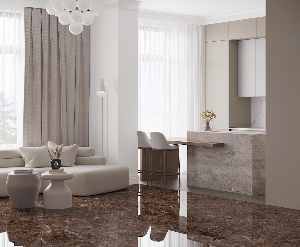 Керамогранит Laparet арт Emperador Brown фото 2