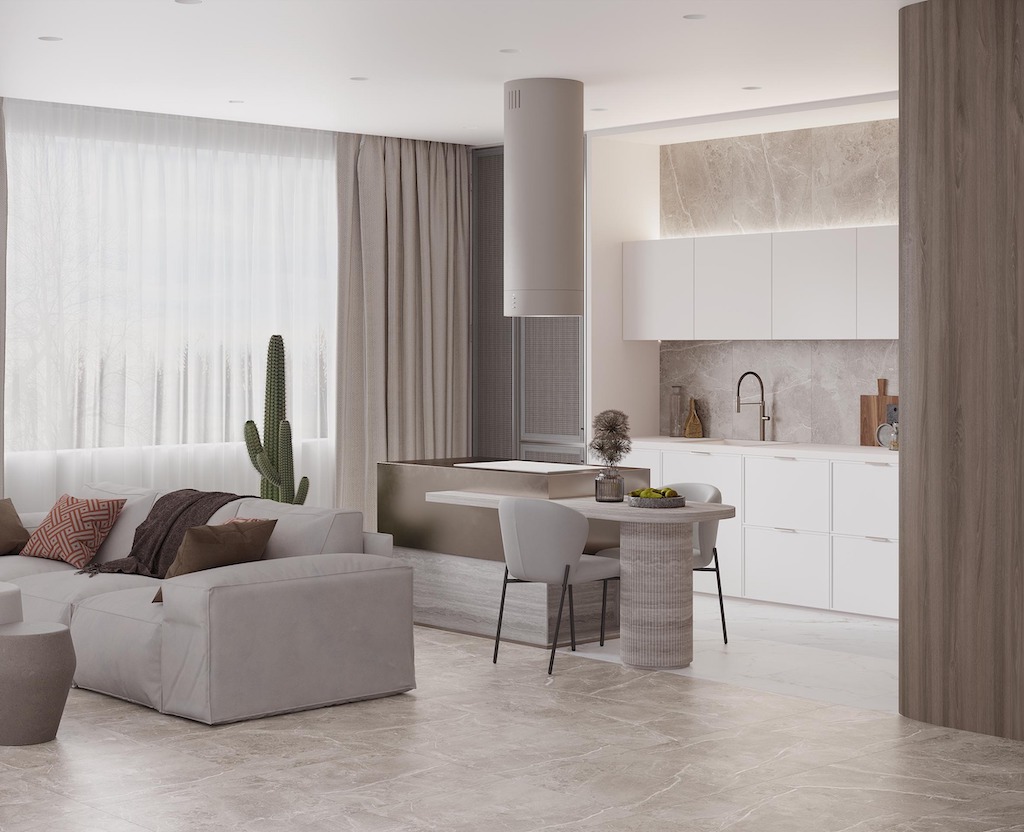 Керамогранит Laparet арт Obsidian Grey фото 5