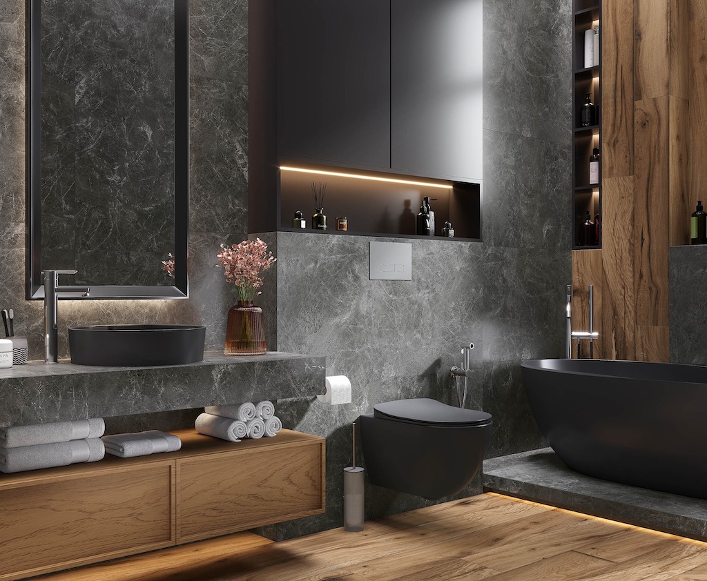 Керамогранит Laparet арт Runa Nero фото 2