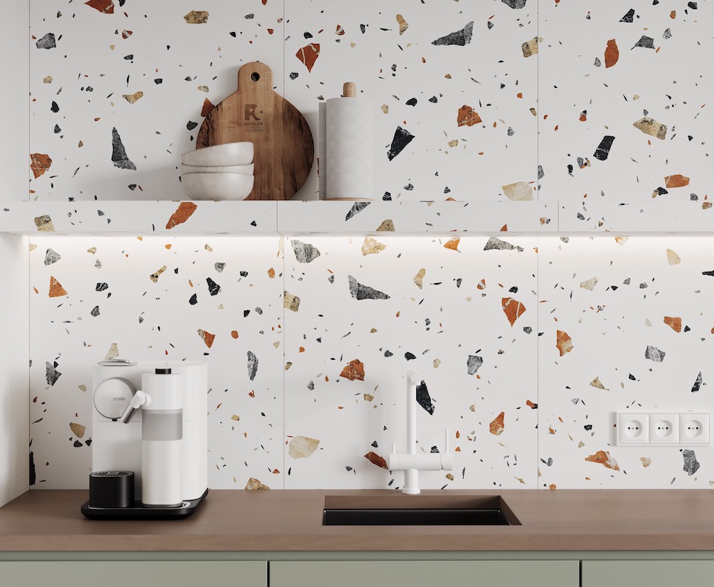 Керамогранит Laparet арт Terazzo Bianco фото 3