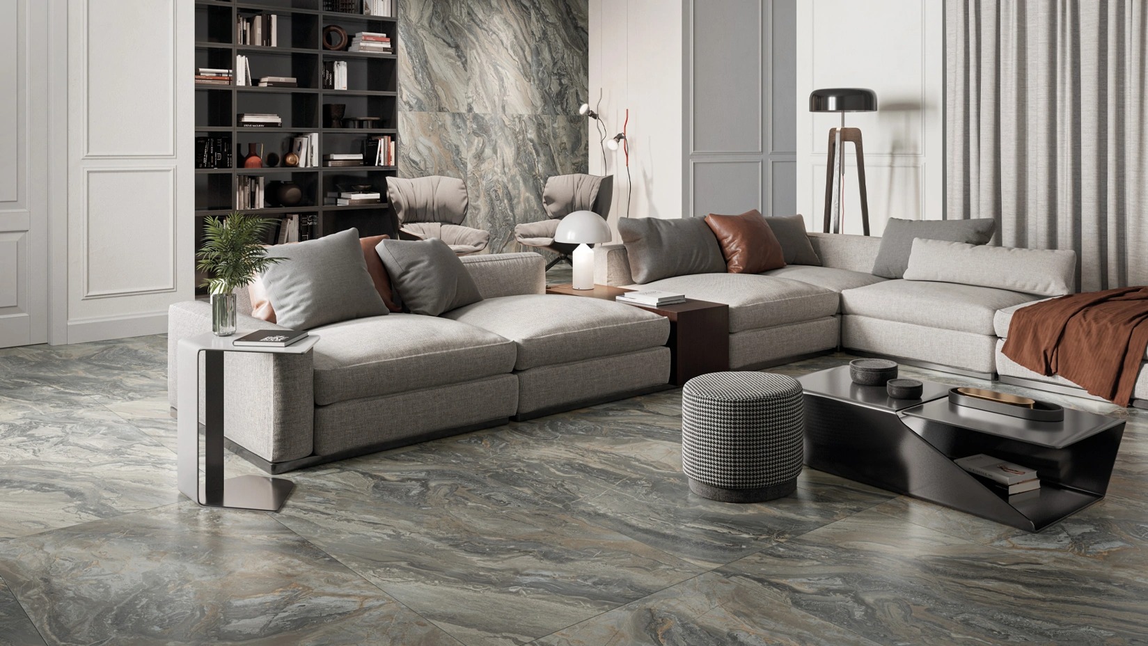 Керамогранит Italon арт Charme Deluxe Floor Project Grigio Orobico фото 5