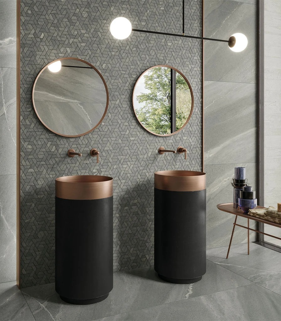 Керамогранит Italon арт Metropolis Graphite Dark фото 4