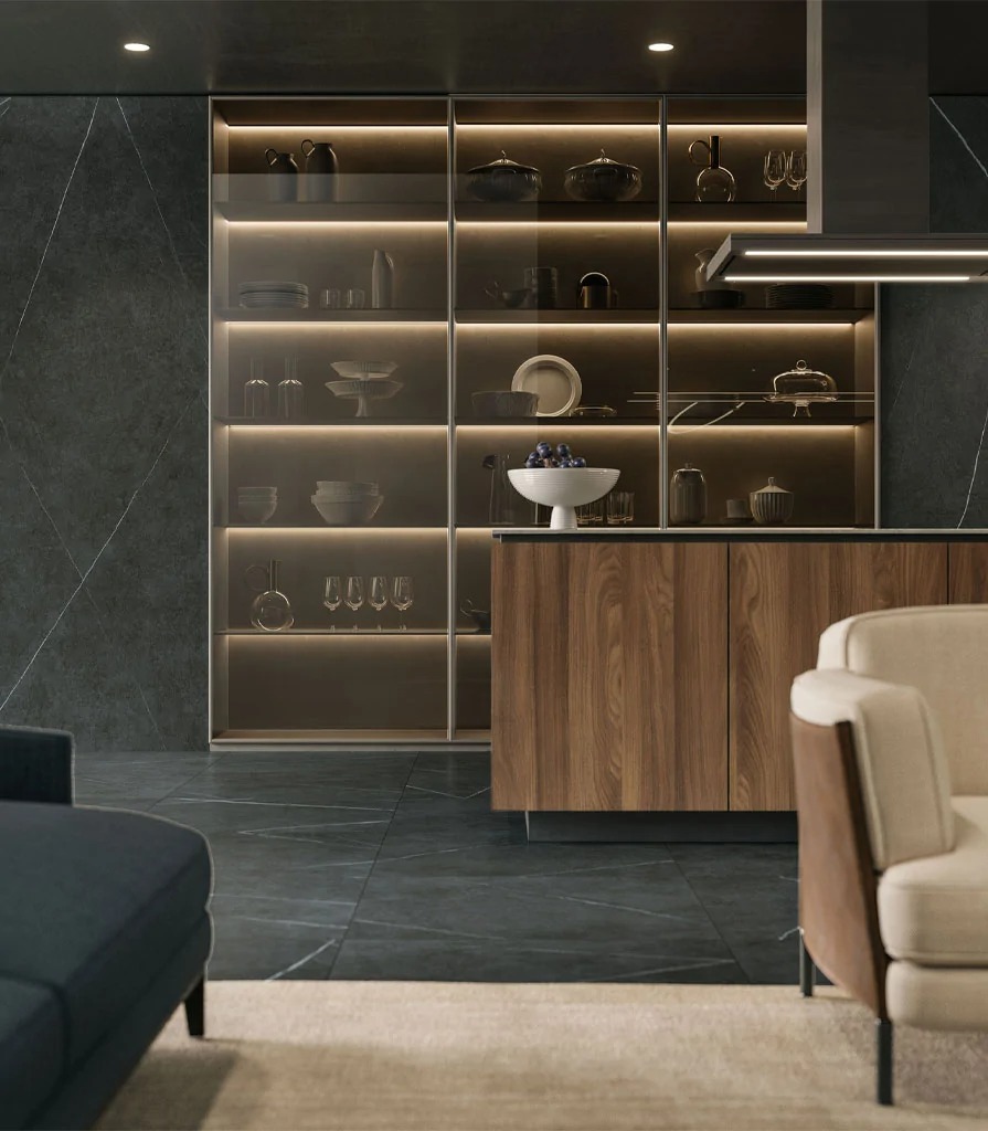 Керамогранит Italon арт Metropolis Imperial Black фото 2