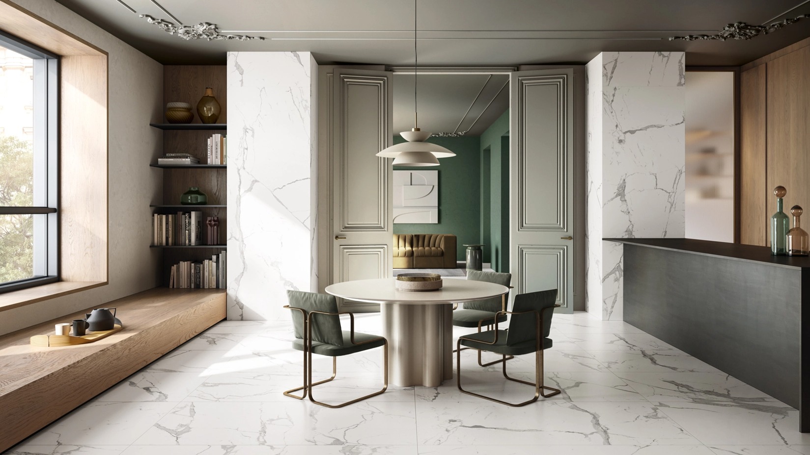 Керамогранит Italon арт Stellaris Statuario White фото 3