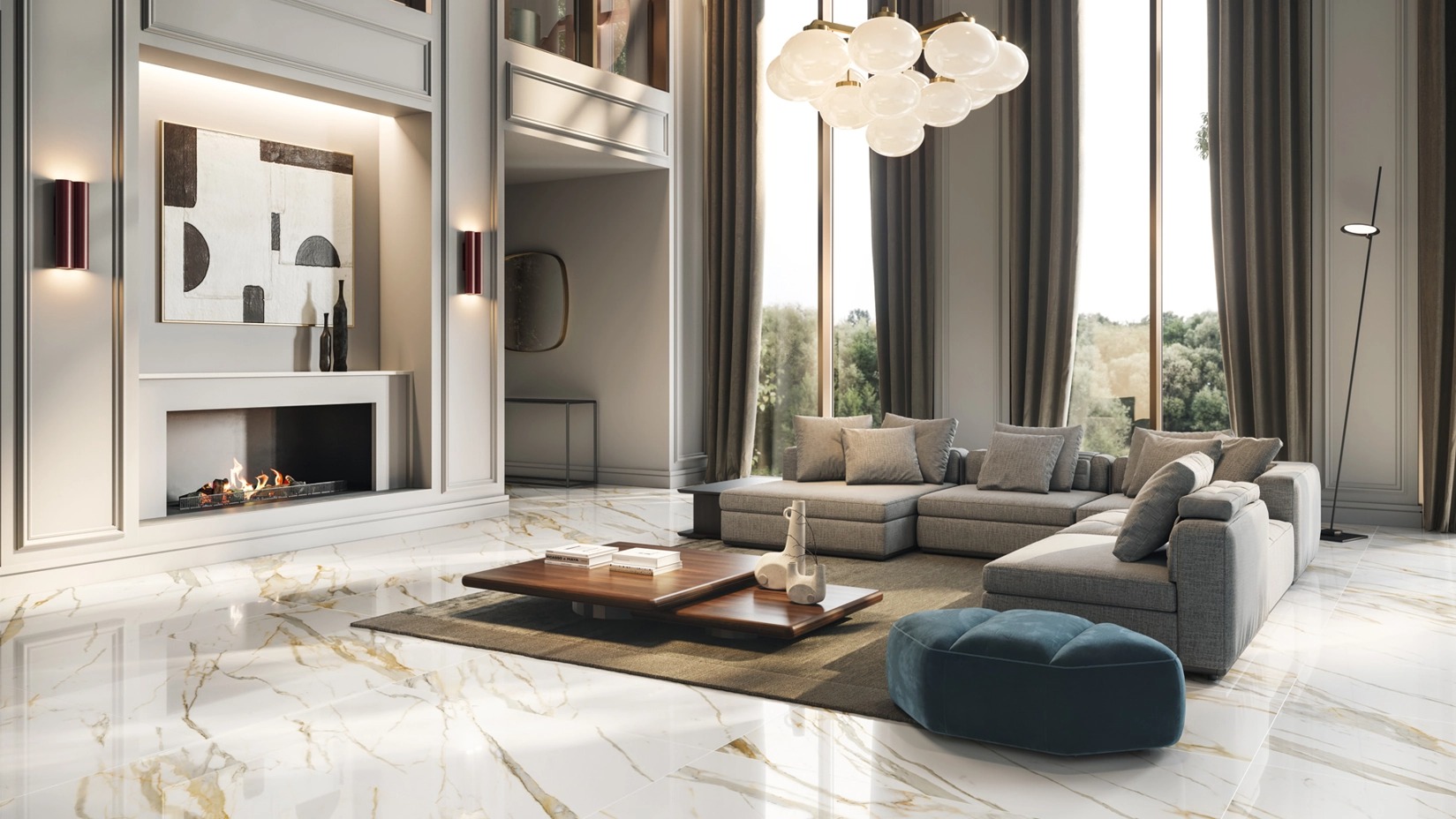 Керамогранит Italon арт Stellaris Calacatta Gold фото 2