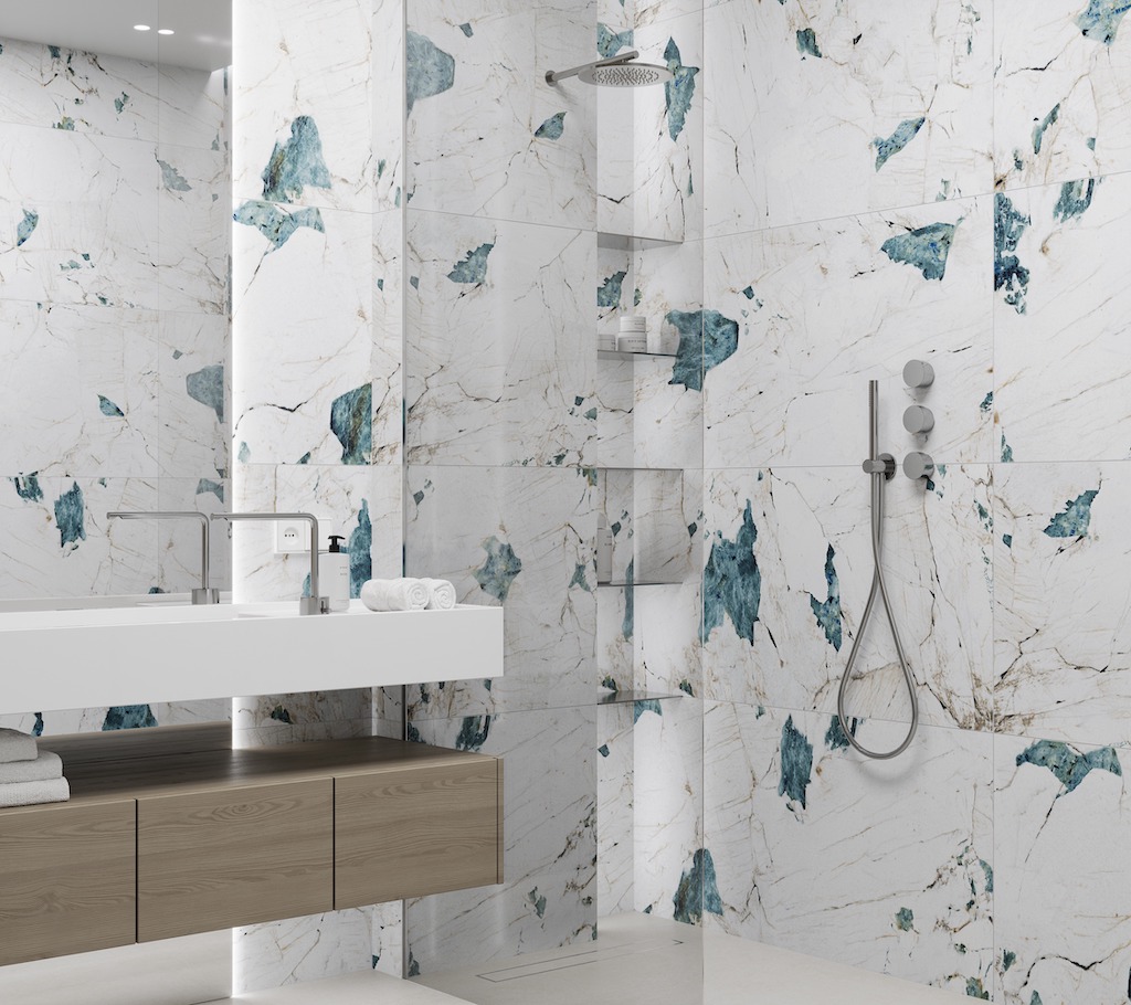 Керамогранит Laparet арт Crackstone Aqua фото 2