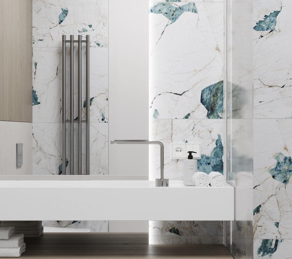 Керамогранит Laparet арт Crackstone Aqua фото 4