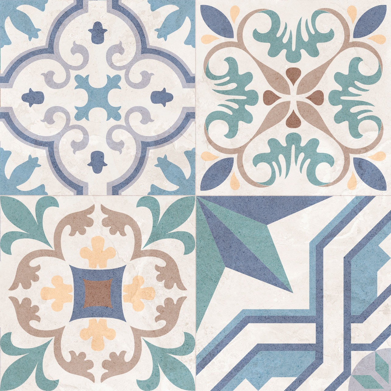 Керамогранит Global Tile арт Topaz, синйи, 412x412 фото 1