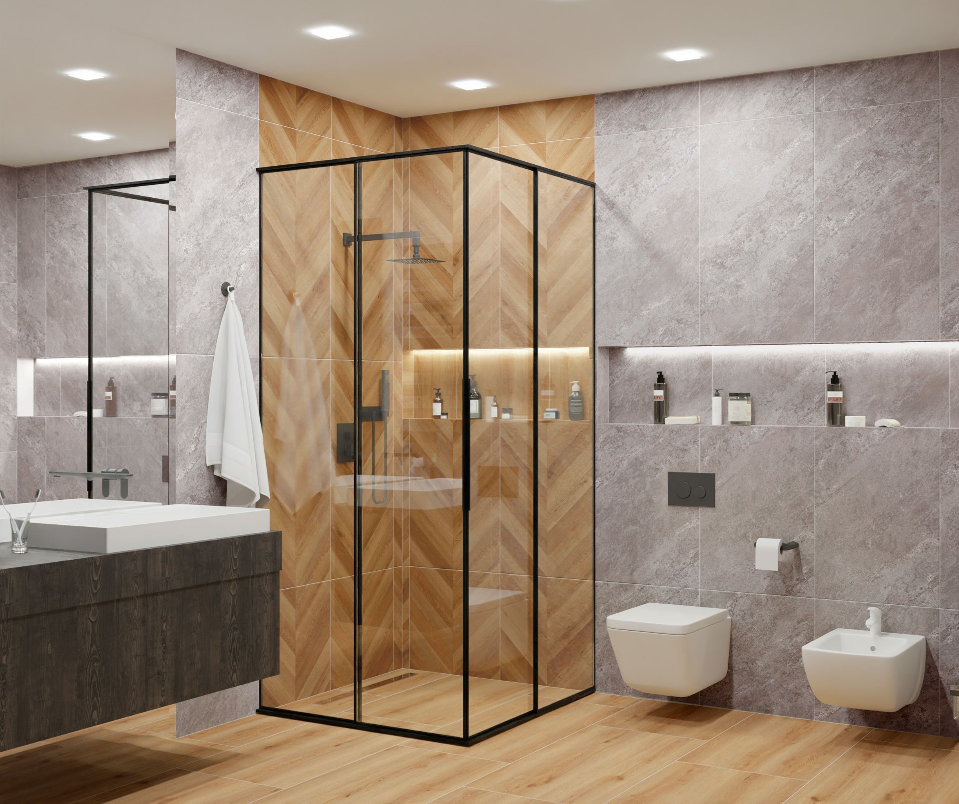 Керамогранит Global Tile арт Вуди, бежевый, 1000x500 фото 2