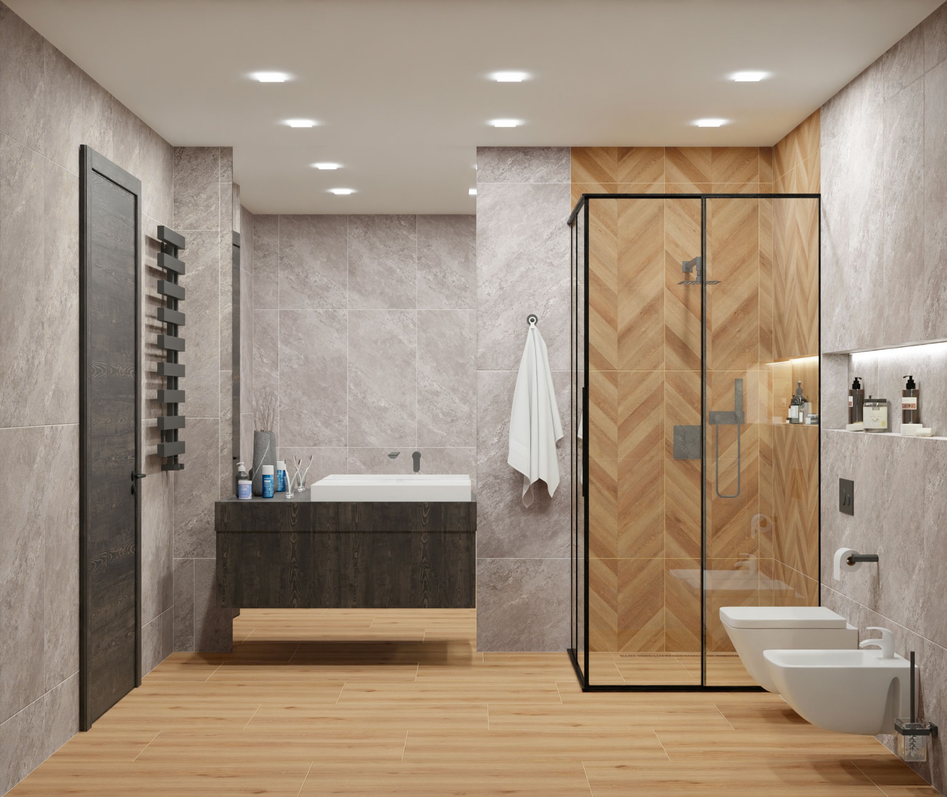 Керамогранит Global Tile арт Вуди, бежевый, 1000x500 фото 3