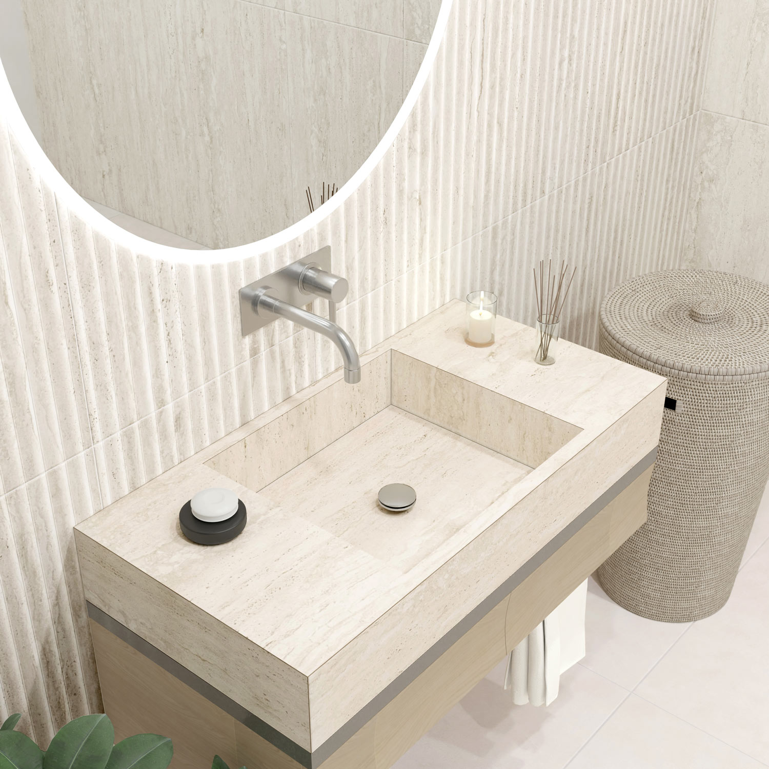Керамогранит Global Tile арт Форум, светло-бежевый, 1000x500 фото 2