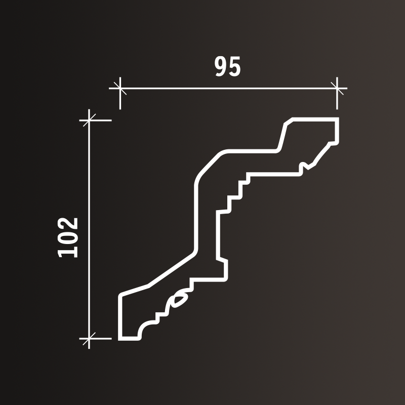 Потолочные карнизы Европласт арт 1.50.169 гибкий фото 2