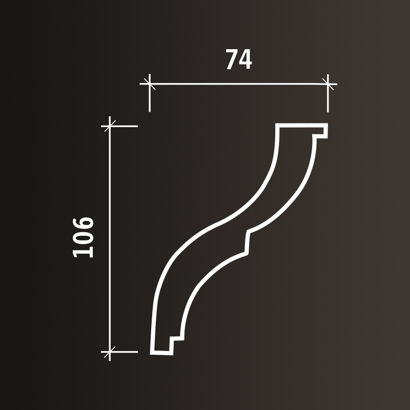 Потолочные карнизы Европласт арт 1.50.275 гибкий фото 2