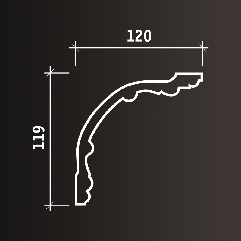 Потолочные карнизы Европласт арт 1.50.167 фото 3
