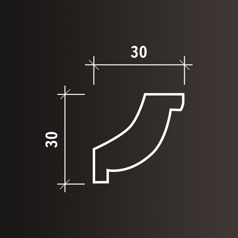 Потолочные карнизы Европласт арт 1.50.123 гибкий фото 3